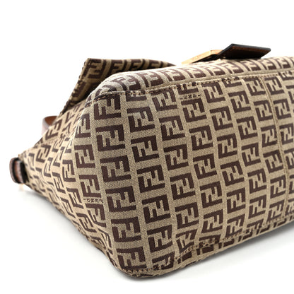 Fendi Zucchino Vitello Mama Baguette Mogano Panna Bruciato 9 of 10