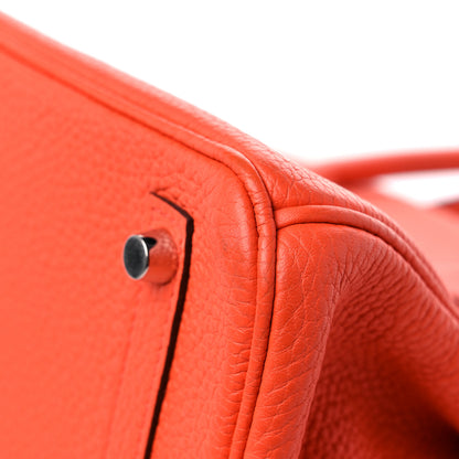 Hermes Togo Birkin 30 Capucine 11 of 13