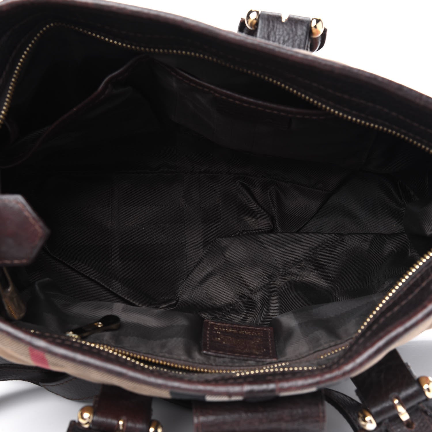 Burberry House Check Quilted Tote Brown 4 of 23