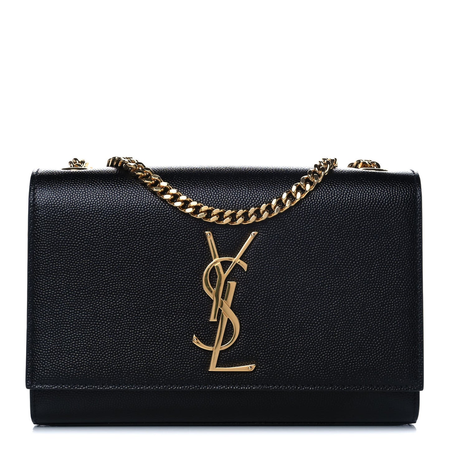 Grain De Poudre Small Monogram Kate Satchel Black