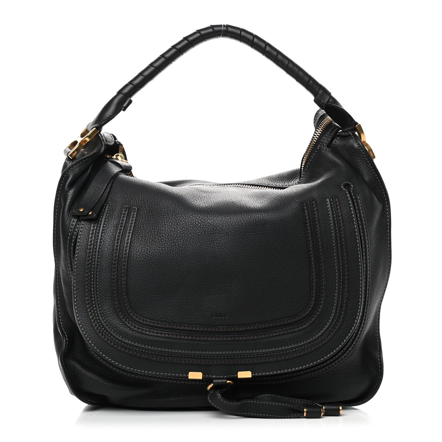 Chloe Calfskin Large Marcie Hobo Black 1 of 9