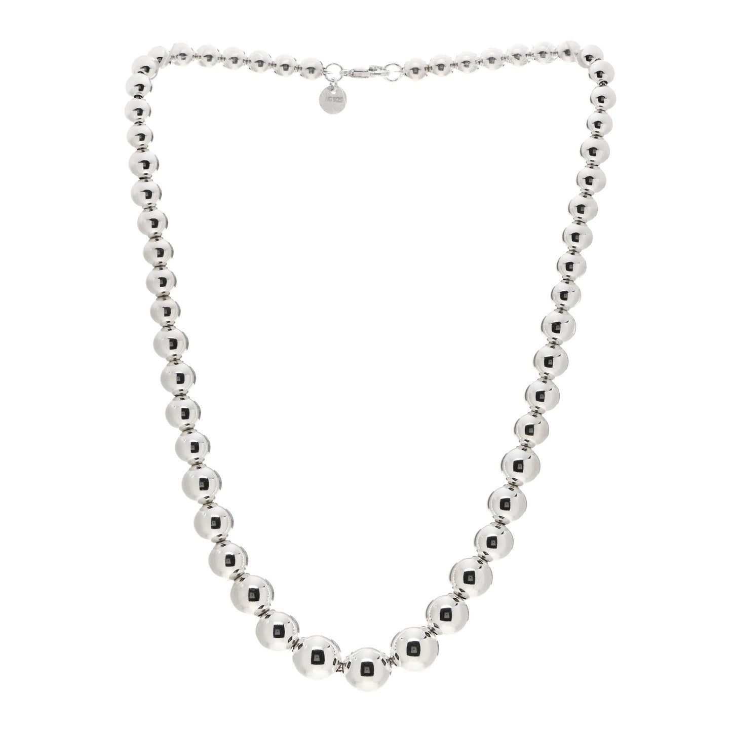 Sterling Silver HardWear Graduated Ball Necklace