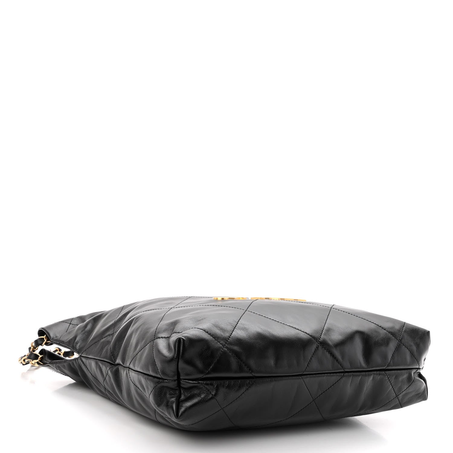 Chanel Shiny Calfskin Quilted Small Chanel 22 Black 5 of 11