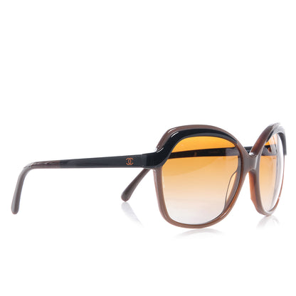 Chanel Bi-Color CC Sunglasses 5228 Black Brown 3 of 6