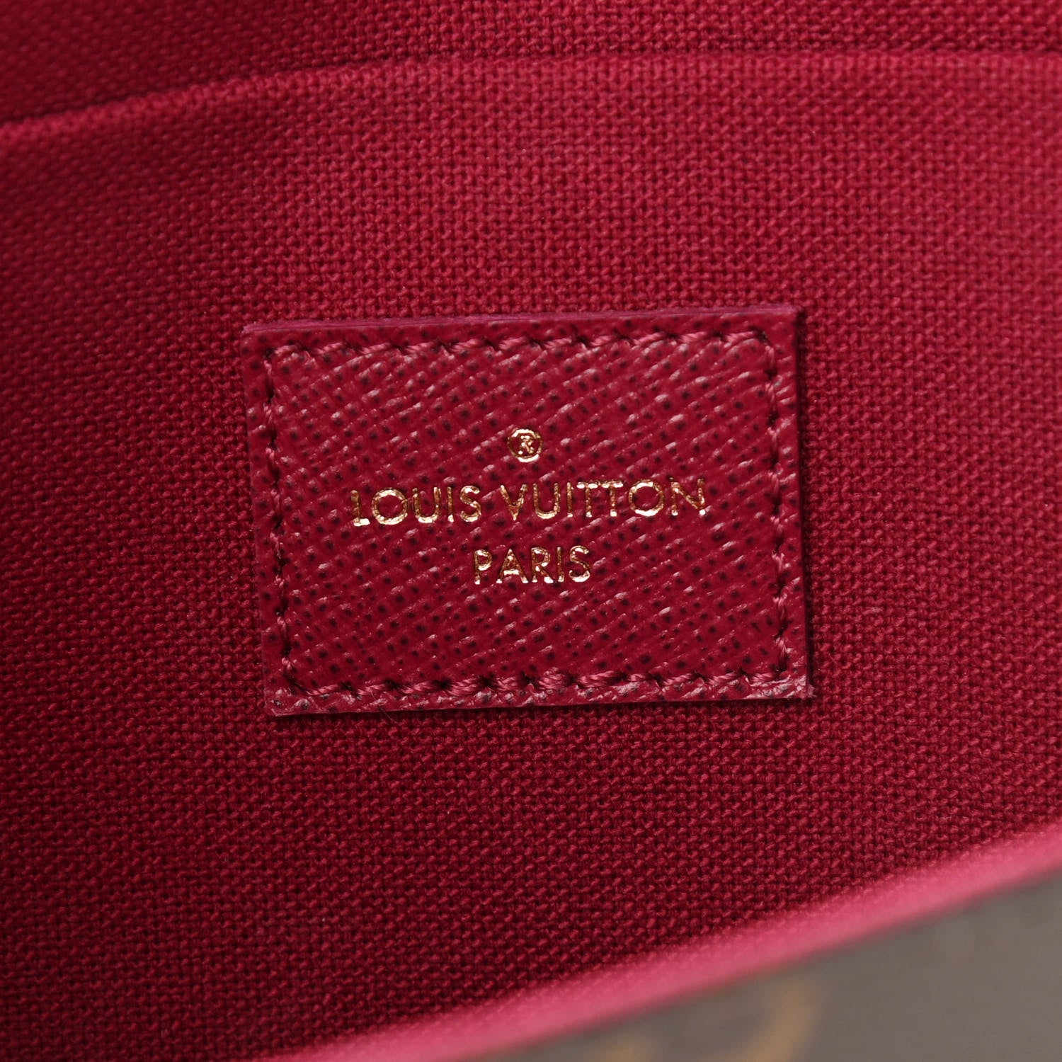 Louis Vuitton Monogram Pochette Felicie Chain Wallet Fuchsia 7 of 10