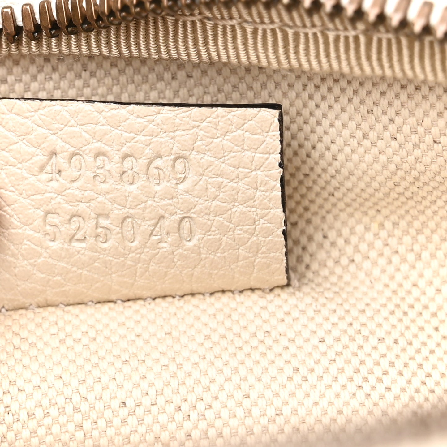 Grained Calfskin Logo Belt Bag White