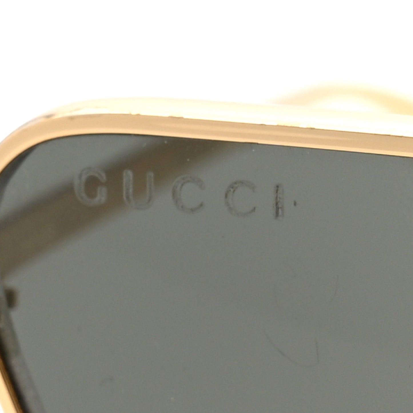 Rectangular Sunglasses GG0538S Gold Black