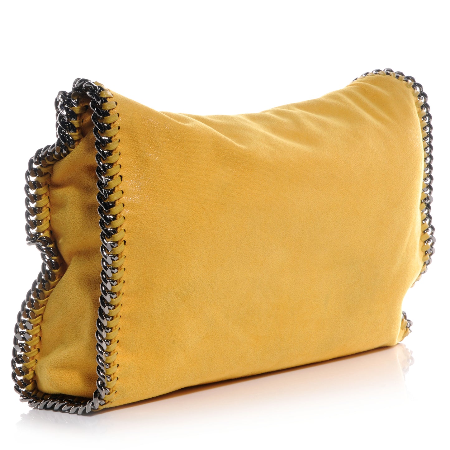Faux Leather Shaggy Deer Falabella Yellow