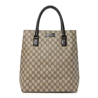 Gucci GG Plus Monogram Small Vertical Tote Dark Brown 1 of 11