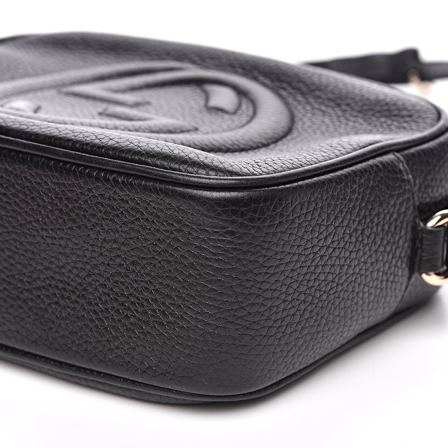 Gucci Pebbled Calfskin Small Soho Disco Bag Black 11 of 12