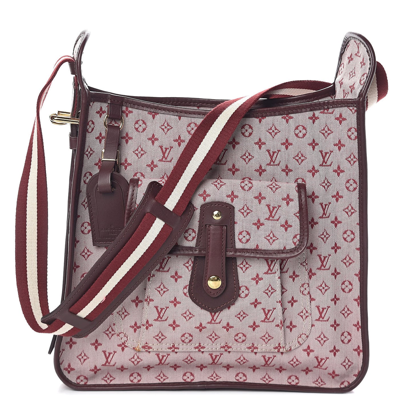 Mini Monogram Besace Mary Kate Cherry