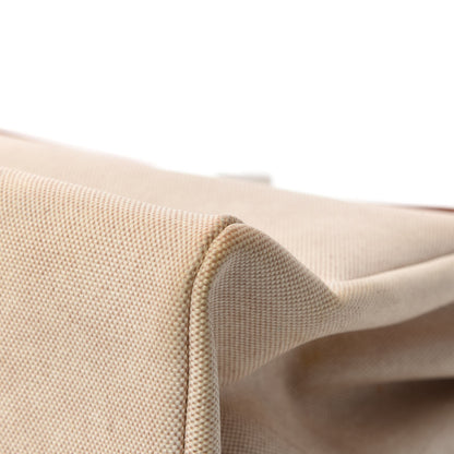 Hermes Toile Vache Calfskin Herbag 39 MM Natural 12 of 17