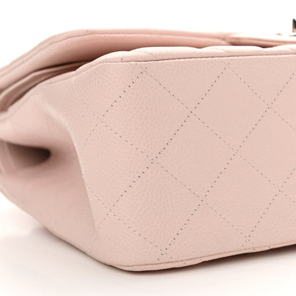 Chanel Caviar Quilted Jumbo Double Flap Light Pink 9 of 12