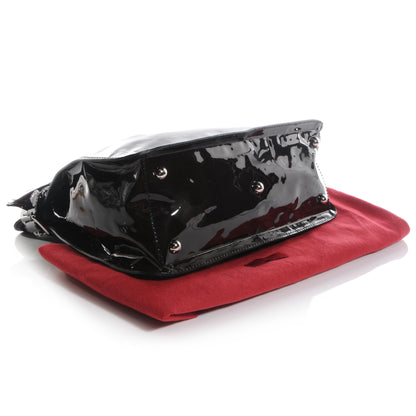 Valentino Garavani Patent Histoire Tote Black 4 of 8