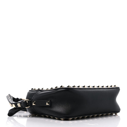 Valentino Garavani Calfskin Rockstud Camera Crossbody Bag Black 4 of 9