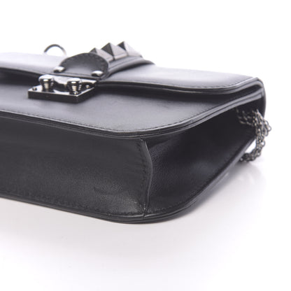 Valentino Garavani Vitello Small Glam Lock Rockstud Flap Black 8 of 9