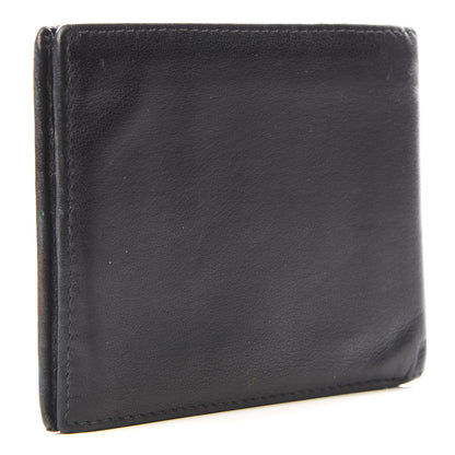 Prada Soft Calf Bi-Fold Wallet Black 2 of 11