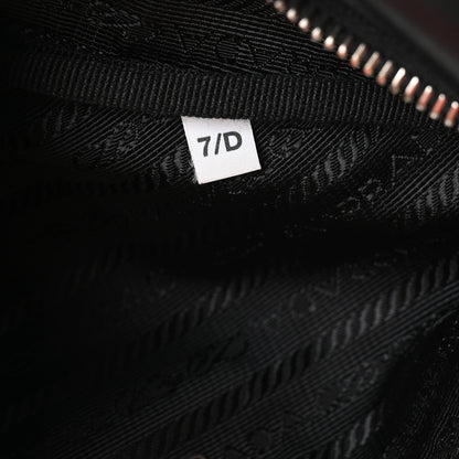 Prada Grace Lux Triangle Shoulder Bag Black 7 of 10