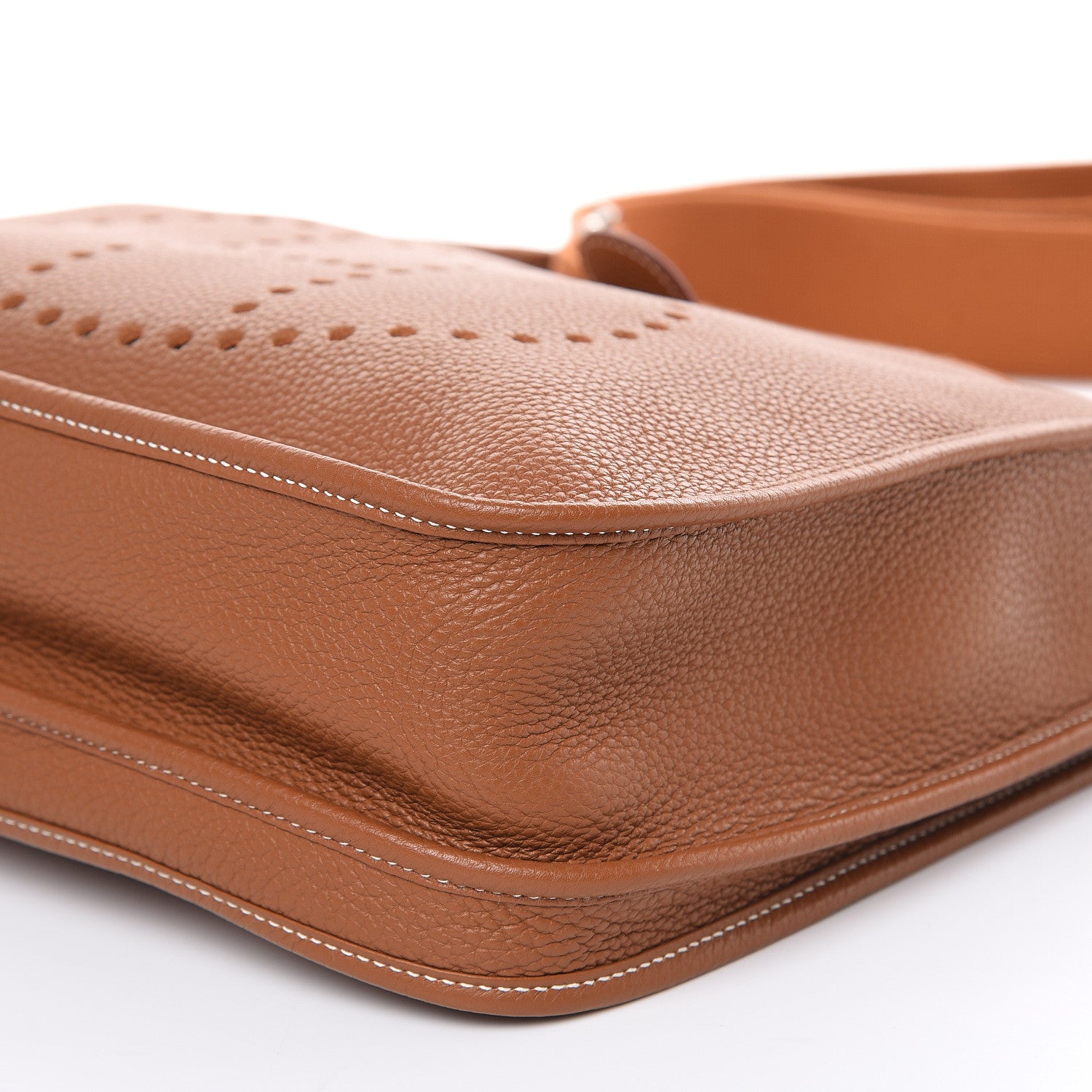 Hermes Taurillon Clemence Evelyne III GM Gold 9 of 10
