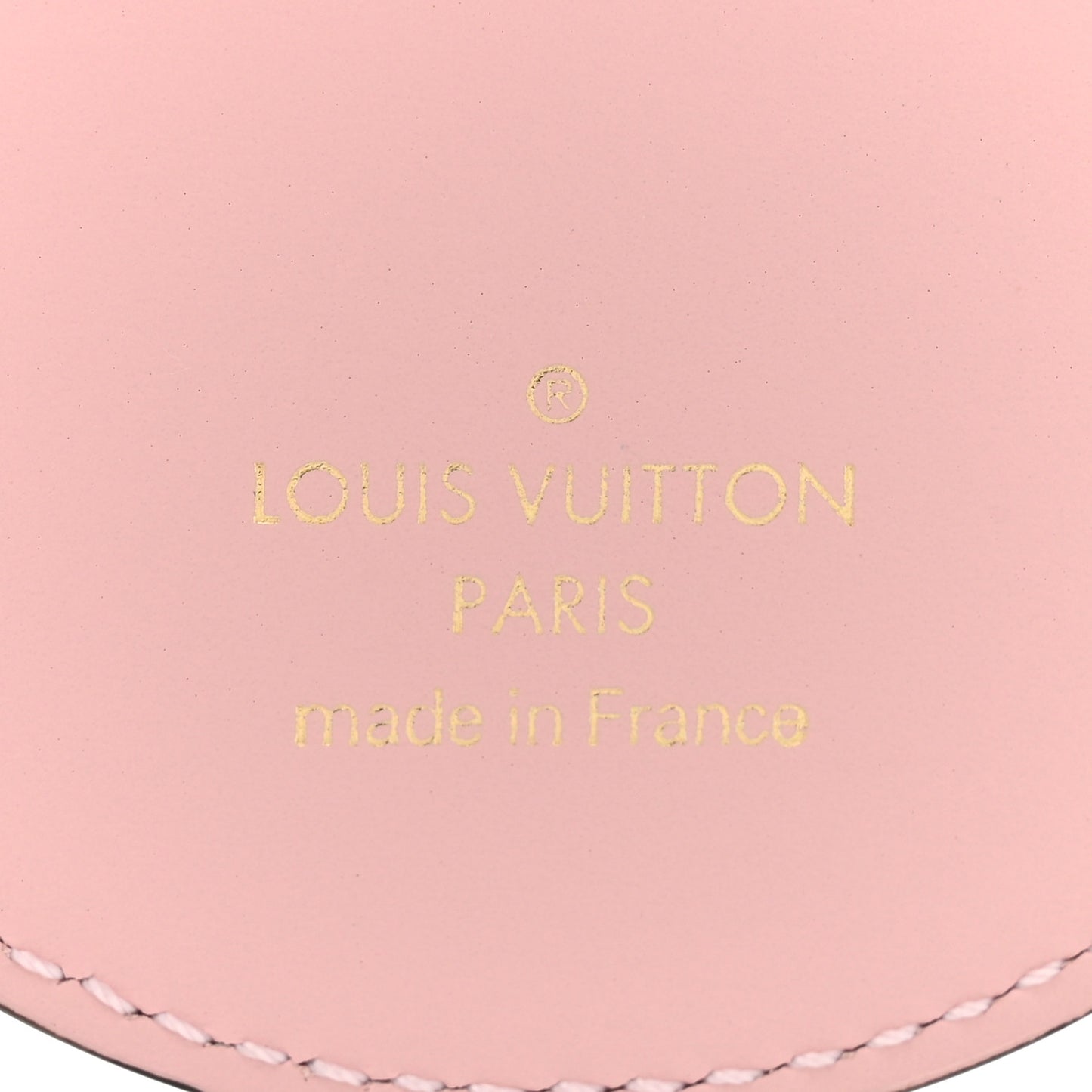 Calfskin Monogram Valentines Day Illustre Bag Charm Key Holder Rose Clair