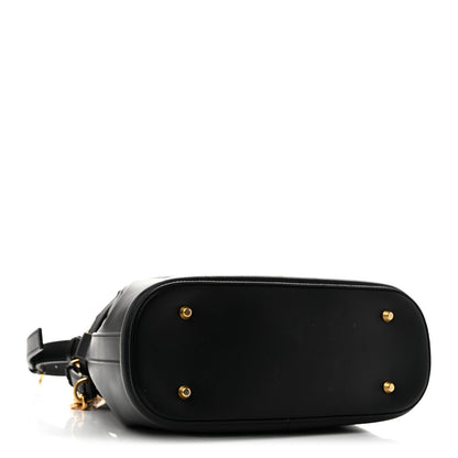 Christian Dior Calfskin CD Embossed Medium C'est Chain Bucket Bag Black 4 of 13
