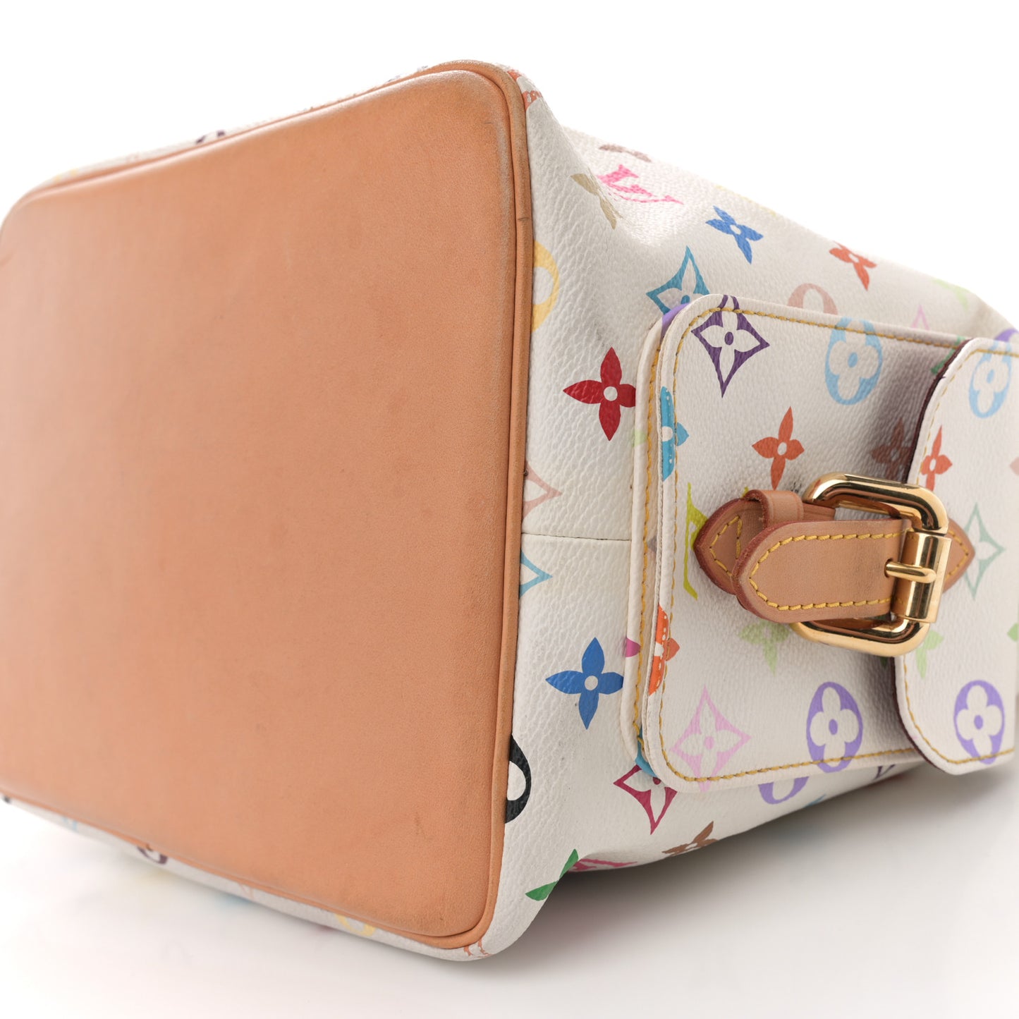 Monogram Multicolor Petit Noe White