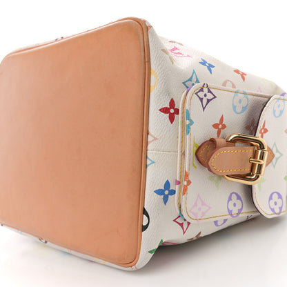 Louis Vuitton Monogram Multicolor Petit Noe White 9 of 10