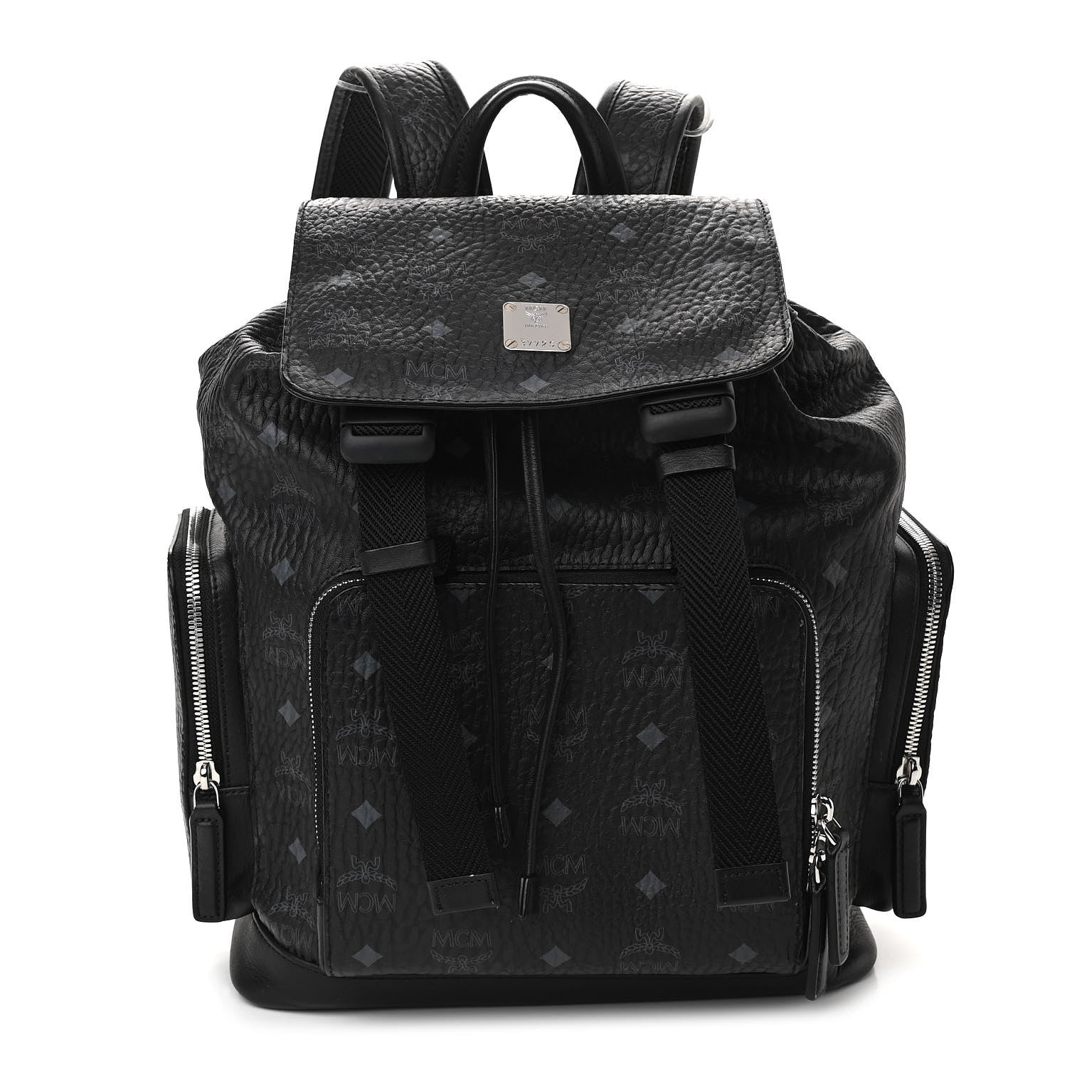 MCM Visetos Brandenburg Backpack Black 1 of 11