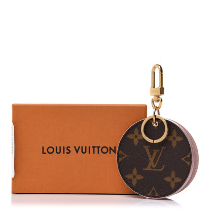 Louis Vuitton Monogram LV Mirror Bag Charm Key Holder Rose Ballerine 8 of 8