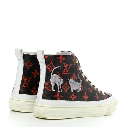 Louis Vuitton Catogram Stellar Sneaker Boots 38.5 Marron 4 of 11