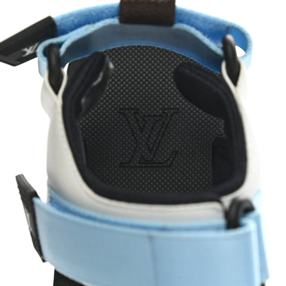 Louis Vuitton Monogram Flat Arcade Sandals 38 Blue 7 of 7