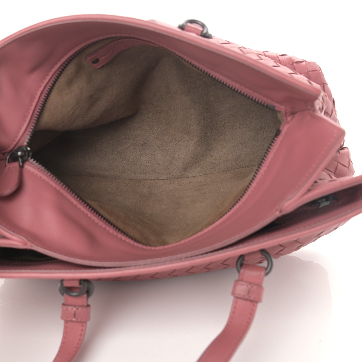 Nappa Intrecciato Tote Rose Pink