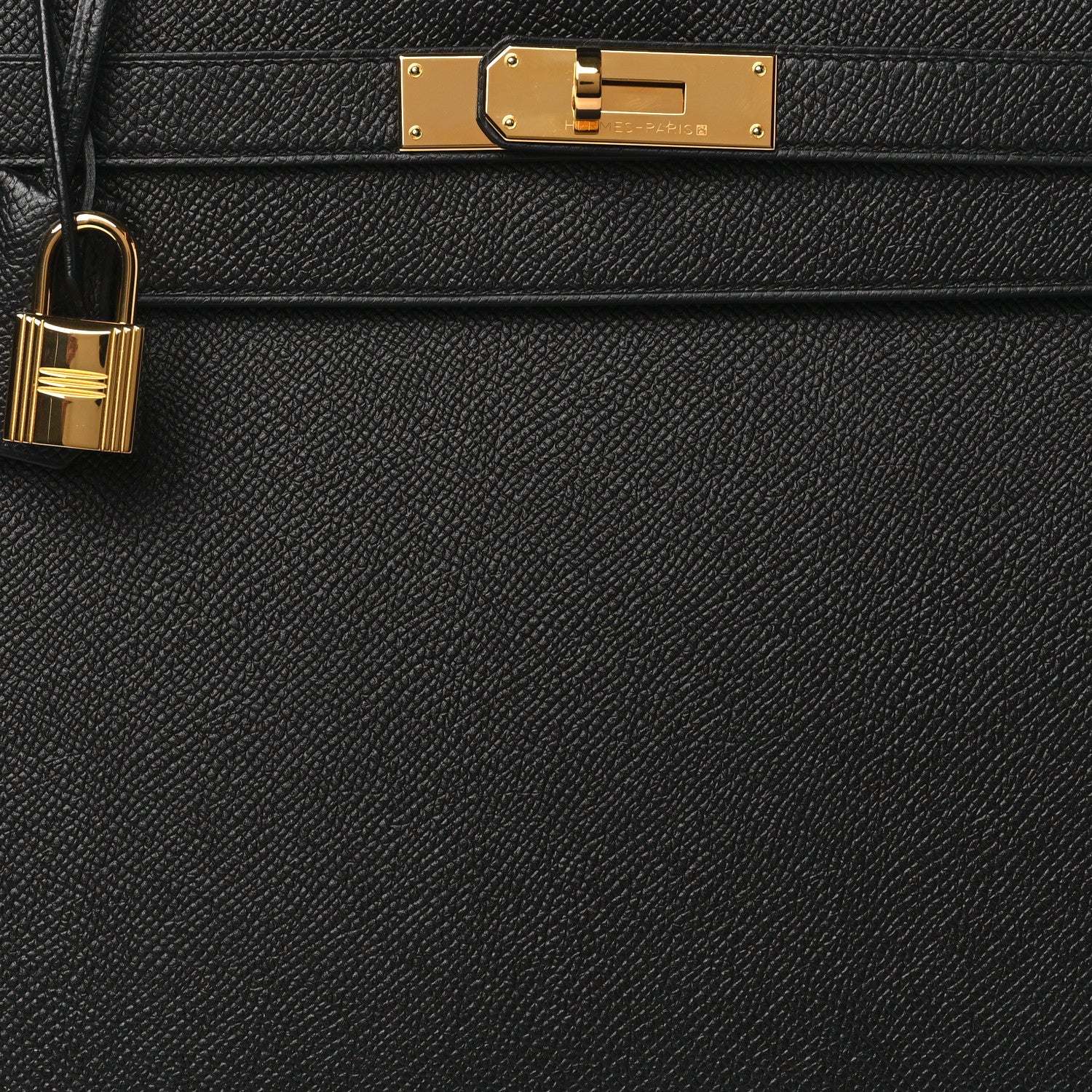 Hermes Epsom Kelly Sellier 32 Black 8 of 10