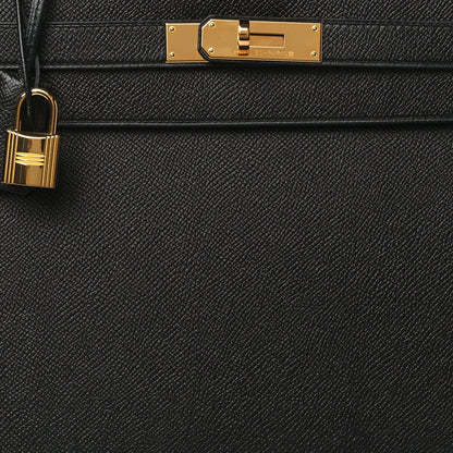 Hermes Epsom Kelly Sellier 32 Black 8 of 10