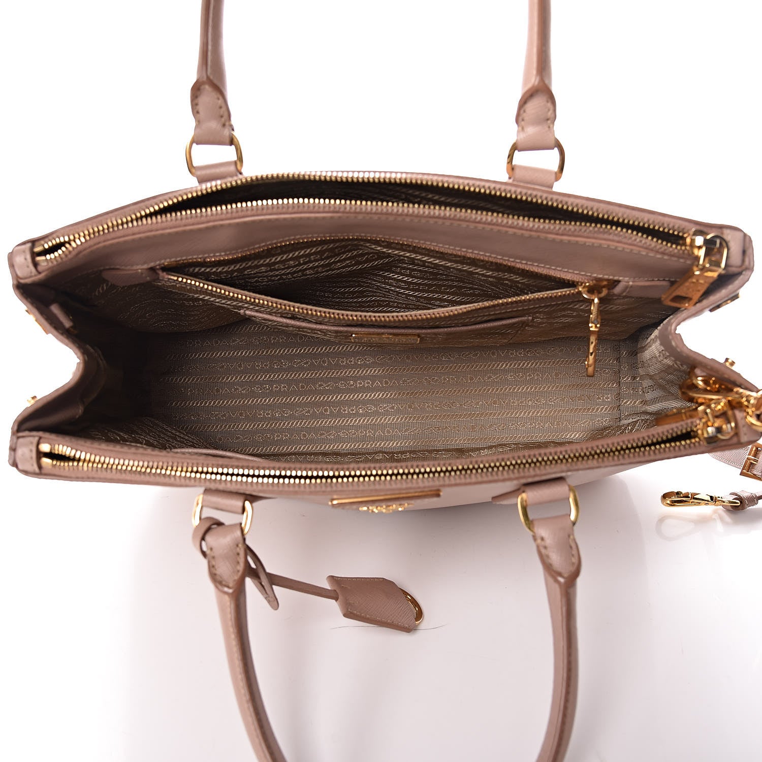 Prada Saffiano Medium Galleria Double Zip Tote Cammeo 6 of 20