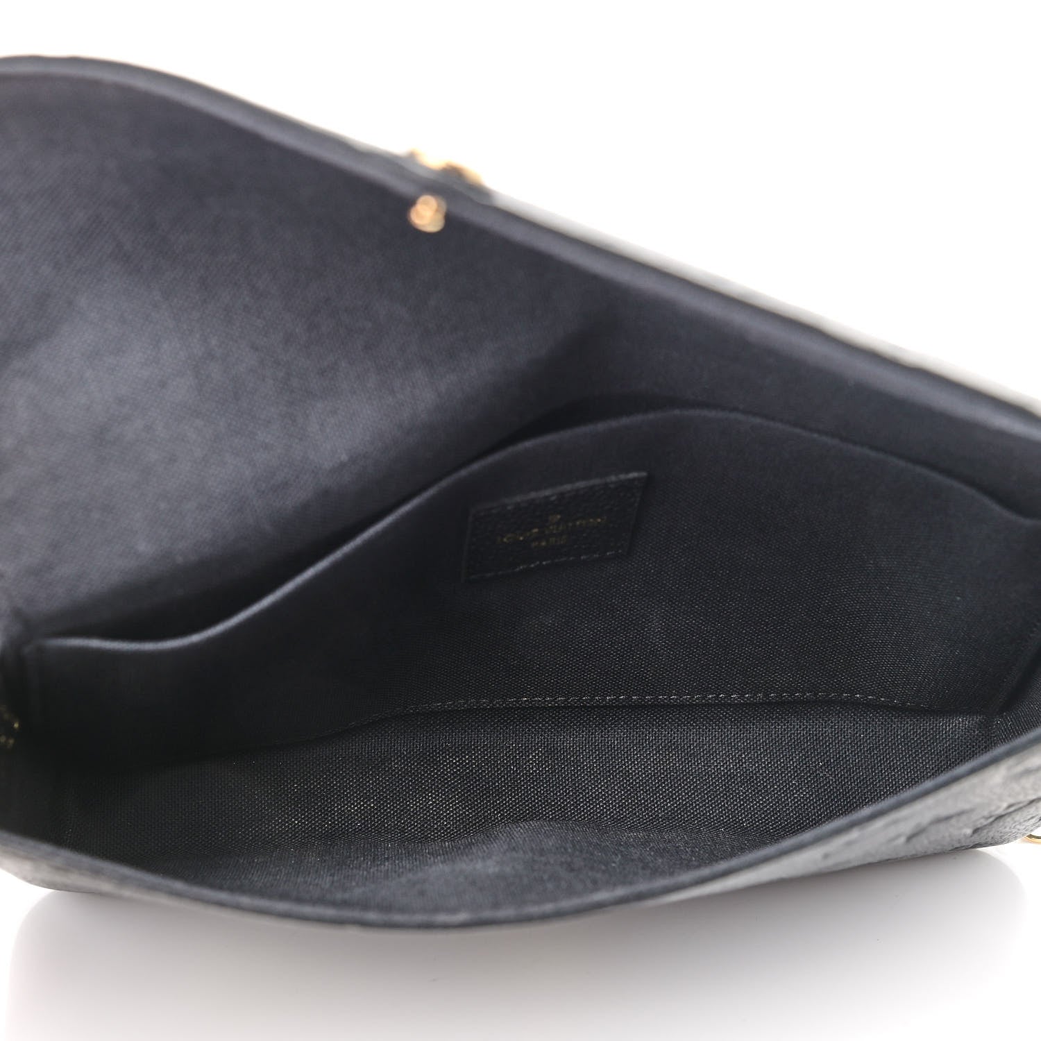 Louis Vuitton Empreinte Pochette Felicie Chain Wallet Black 6 of 13