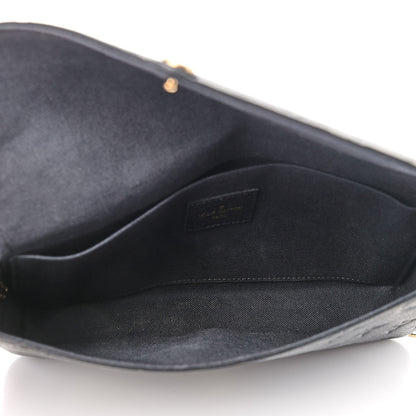 Louis Vuitton Empreinte Pochette Felicie Chain Wallet Black 6 of 13