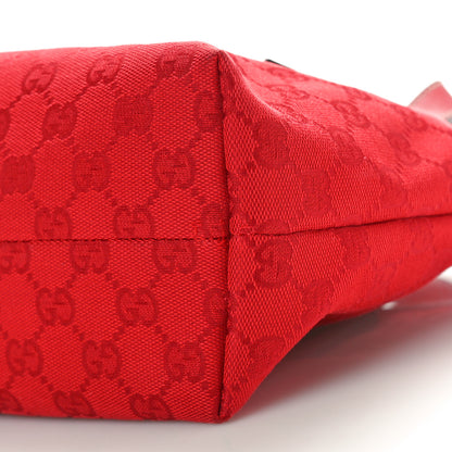Gucci Monogram Small Jolicoeur Tote Red 10 of 11
