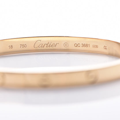 Cartier 18K Yellow Gold LOVE Bracelet 18 5 of 5