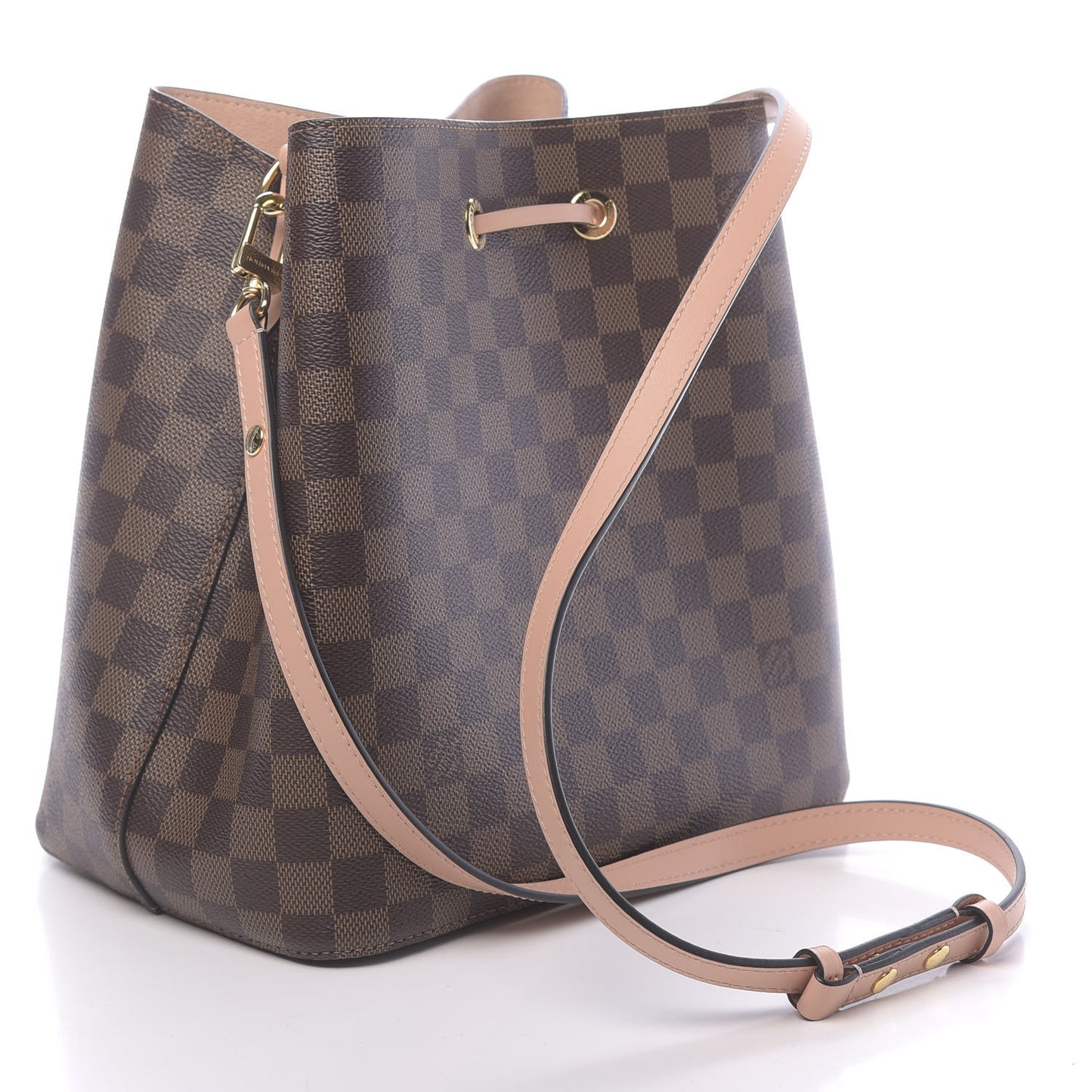 Damier Ebene Neonoe MM Venus Pink