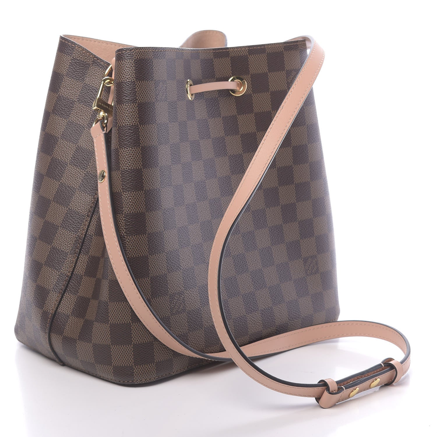Louis Vuitton Damier Ebene Neonoe MM Venus Pink 3 of 12