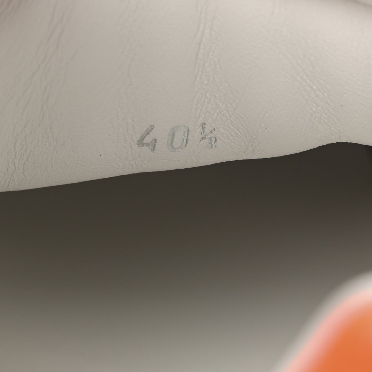 Calfskin Diamond Low Top Sneaker 40.5 Cobalt Neon Orange