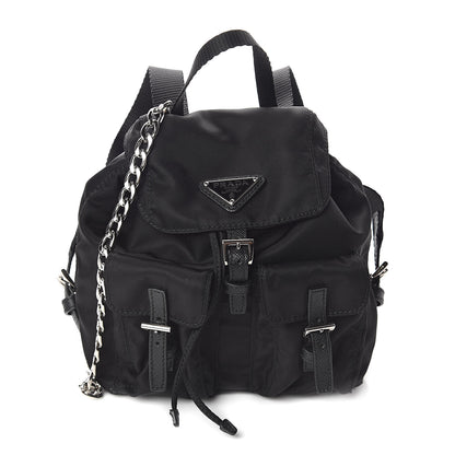 Prada Nylon Vela Mini Crossbody Backpack Black 1 of 8