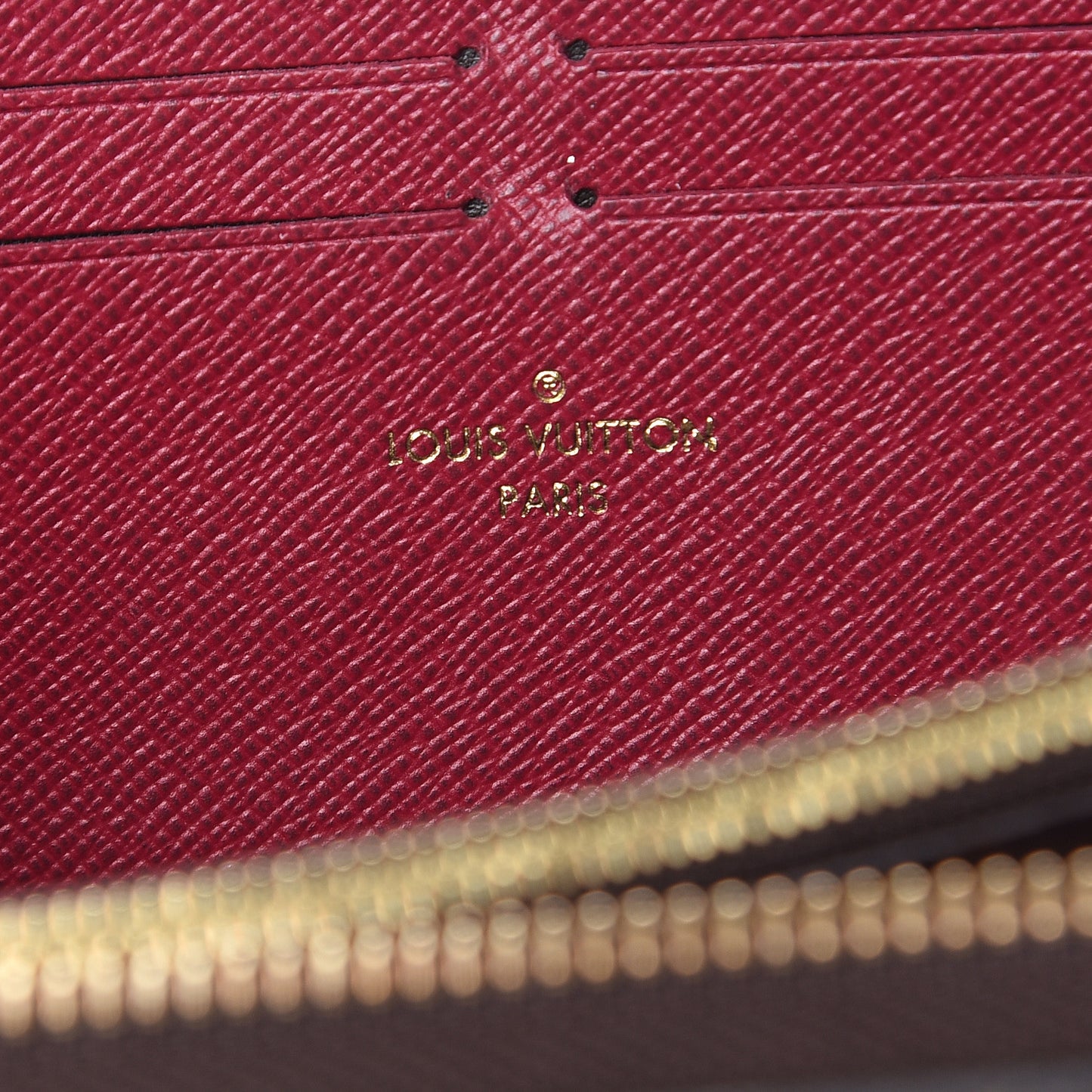 Monogram Clemence Wallet Fuchsia