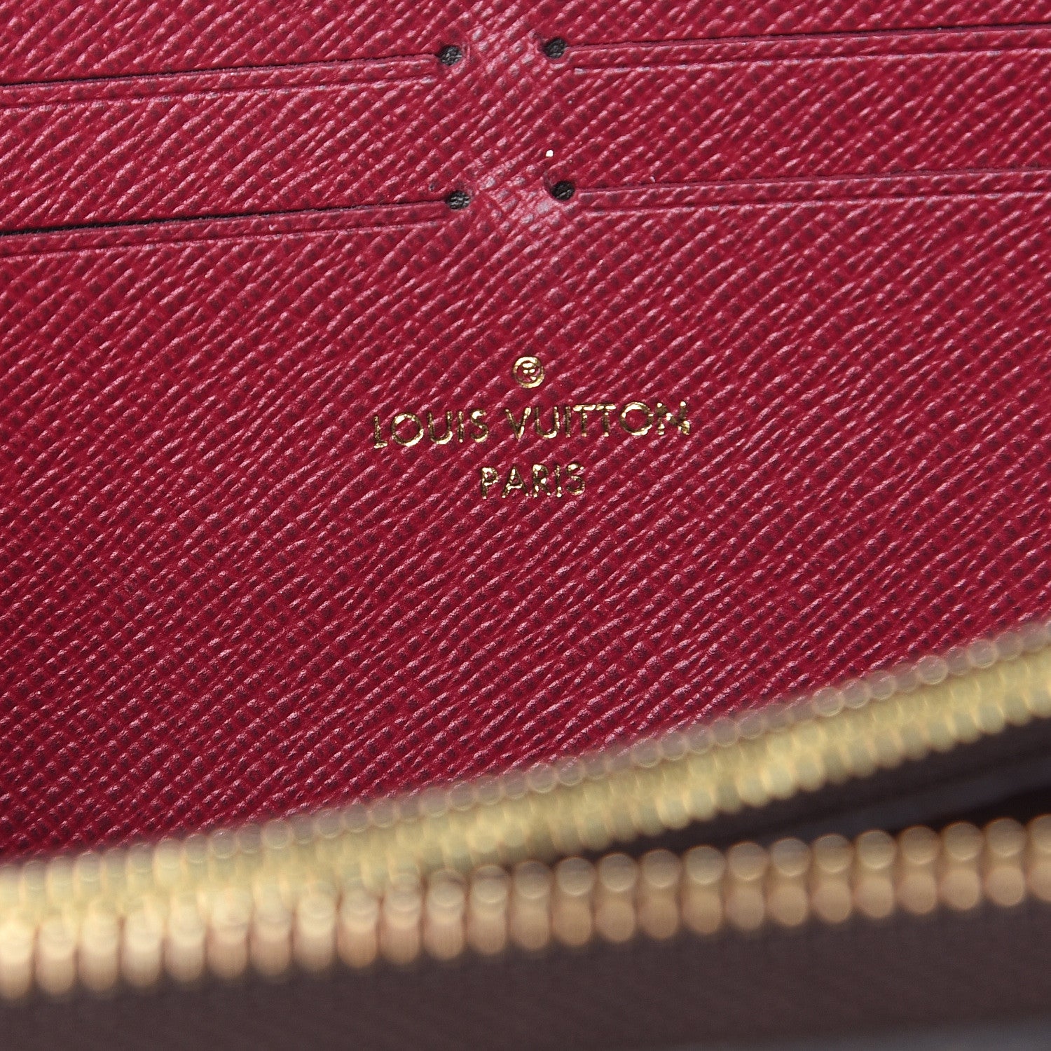 Louis Vuitton Monogram Clemence Wallet Fuchsia 6 of 8