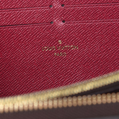 Louis Vuitton Monogram Clemence Wallet Fuchsia 6 of 8