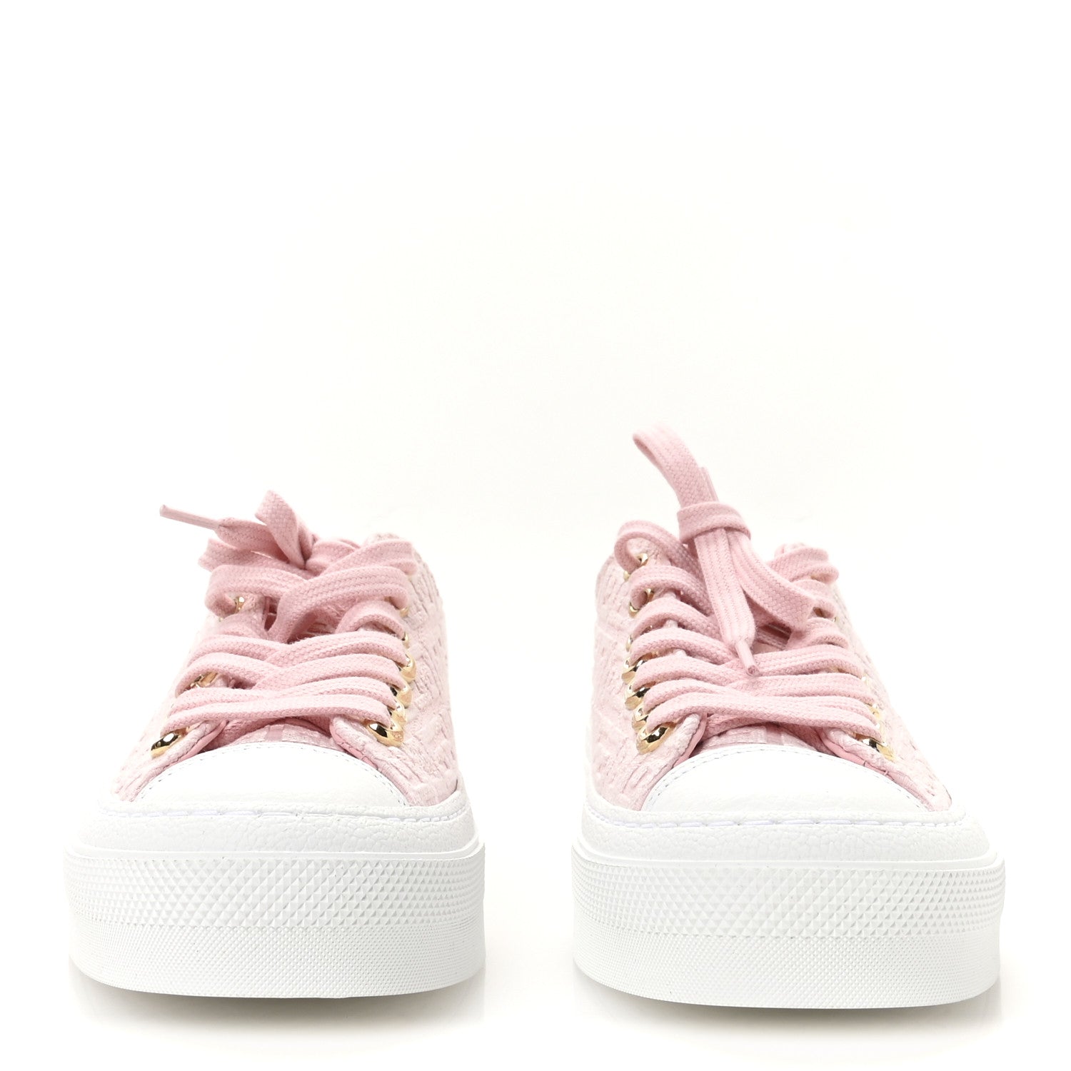 Givenchy Canvas Jacquard Embroidered 4G City Sneakers 38 Tender Pink 3 of 7