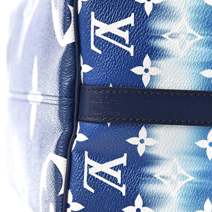 Louis Vuitton Monogram Escale Speedy Bandouliere 30 Blue 7 of 11