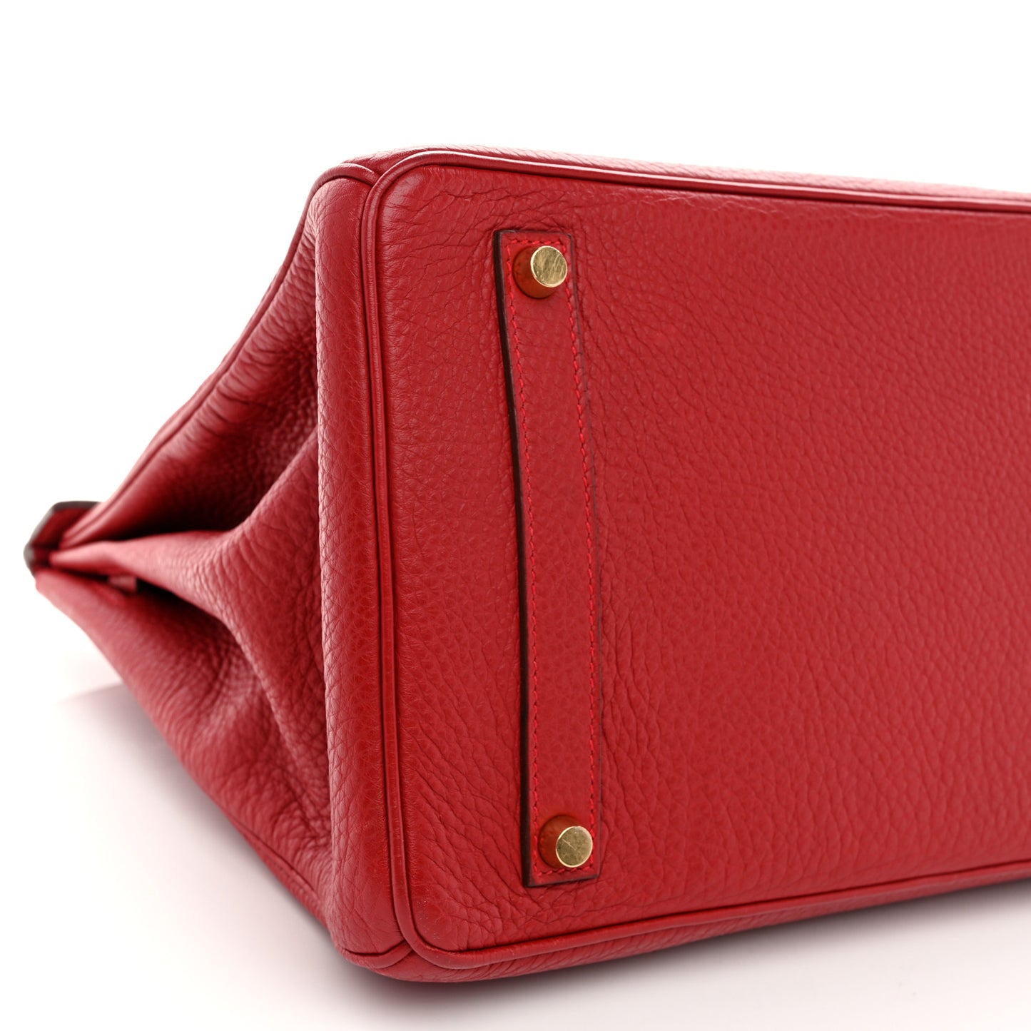 Taurillon Clemence Birkin 35 Rouge Vif