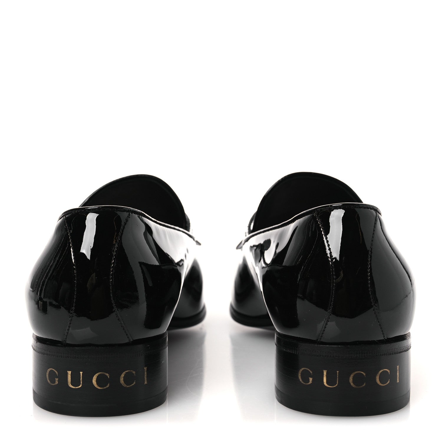 Gucci Vernice Crystal Mens Tassel Loafers 9.5 Black 6 of 13